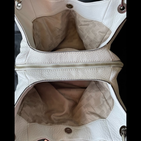 Michael Kors White Leather Bag - Picture 8 of 9
